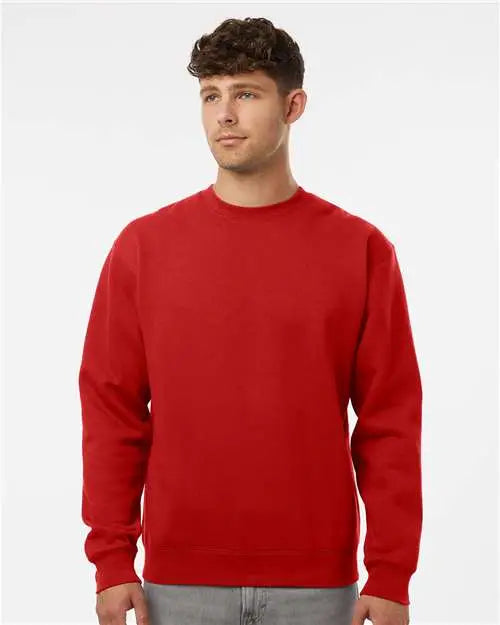 Independent Trading Co. Ind3000 Heavyweight Crewneck Sweatshirt - Red