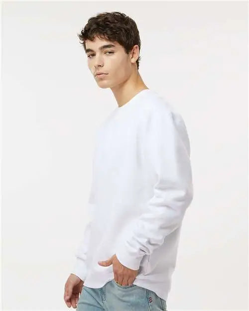 Independent Trading Co. Ind3000 Heavyweight Crewneck Sweatshirt - White