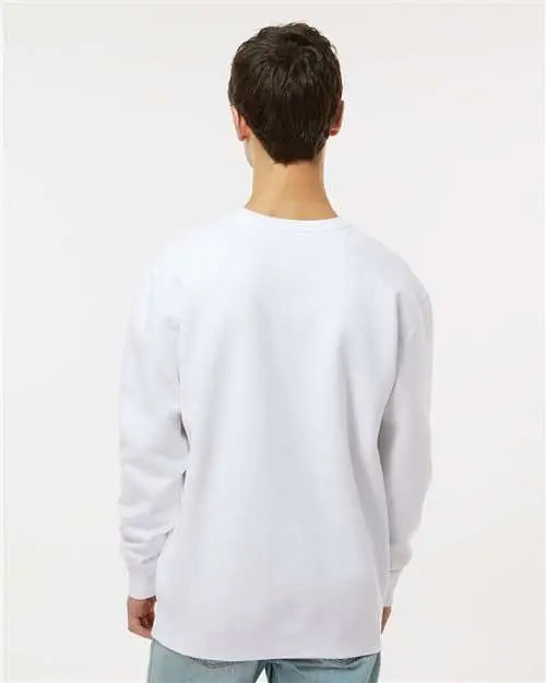 Independent Trading Co. Ind3000 Heavyweight Crewneck Sweatshirt - White