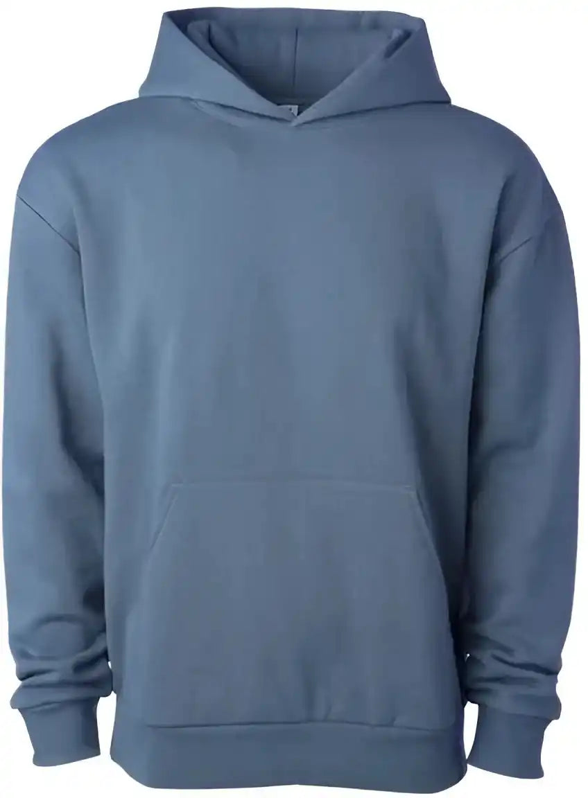 Independent Trading co Ind330blv Boulevard Heavyweight Hooded Sweatshirt Storm Blue
