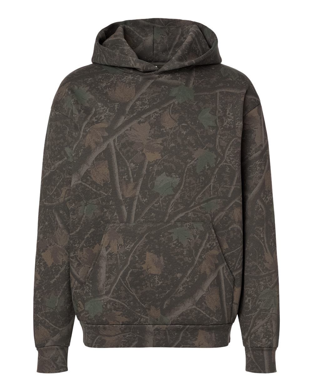 Independent Trading Co. Ind330blv Boulevard Heavyweight Hooded Sweatshirt - Darkwood Tree Camo