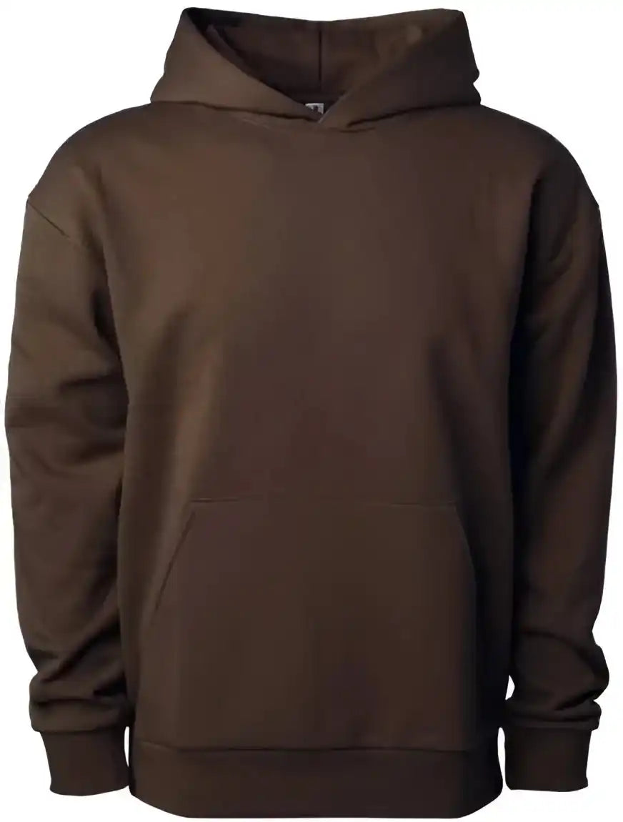 Independent Trading co Ind330blv Boulevard Heavyweight Hooded Sweatshirt Brown