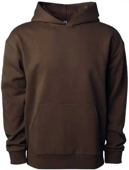 Independent Trading co Ind330blv Boulevard Heavyweight Hooded Sweatshirt - Brown