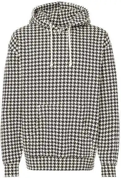 Independent Trading co Ind4000 Heavyweight Hooded Sweatshirt Houndstooth