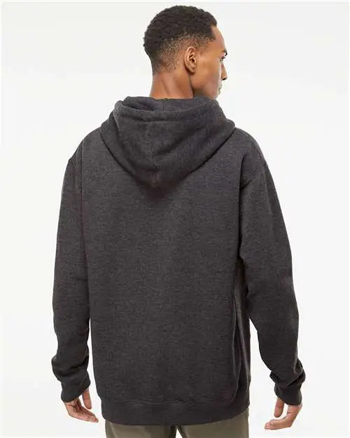 Independent Trading Co. Ind4000 Heavyweight Hooded Sweatshirt - Charcoal Heather