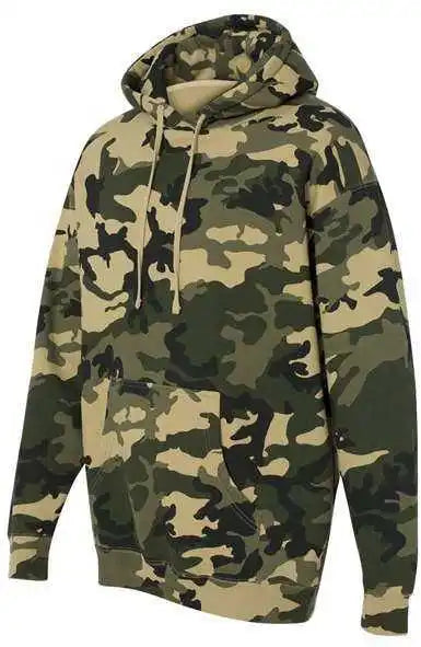 Independent Trading co Ind4000 Heavyweight Hooded Sweatshirt Army Camo