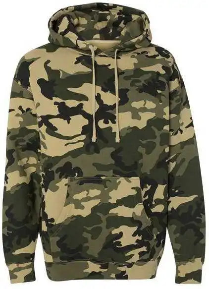 Independent Trading co Ind4000 Heavyweight Hooded Sweatshirt Army Camo