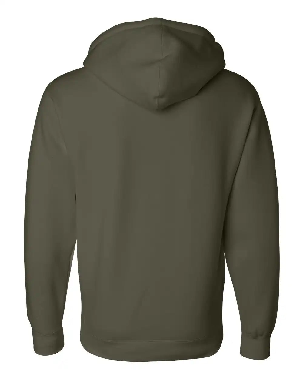 Independent Trading Co. Ind4000 Heavyweight Hooded Sweatshirt - Army - Xs