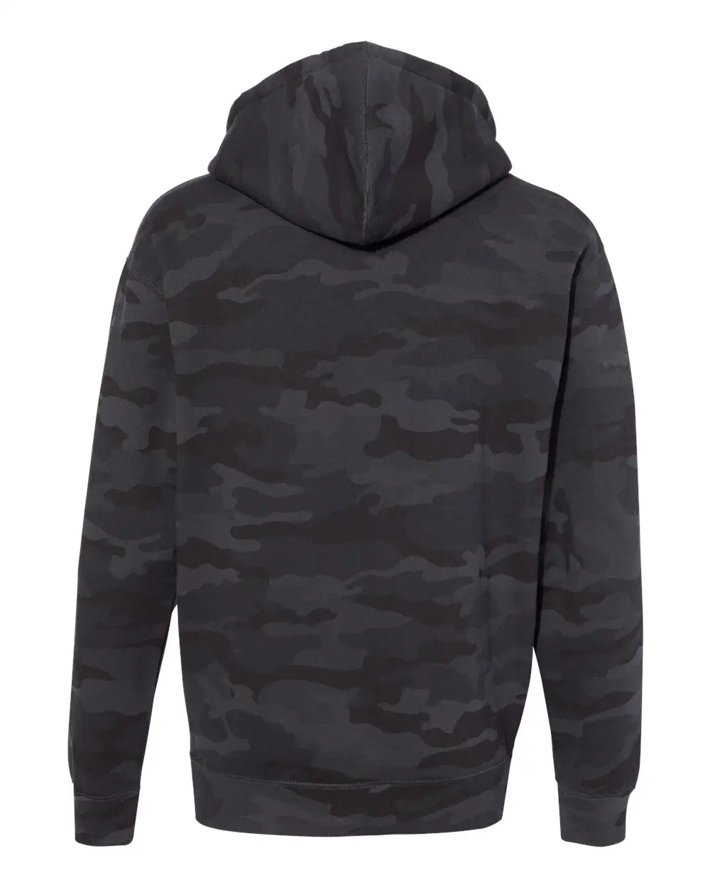Independent Trading Co. Ind4000 Heavyweight Hooded Sweatshirt - Black Camo