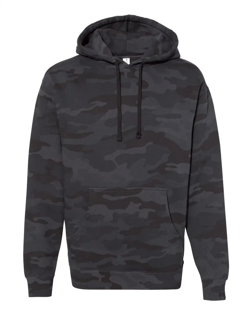 Independent Trading Co. Ind4000 Heavyweight Hooded Sweatshirt - Black Camo - Xs