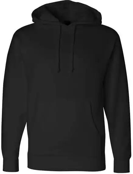 Independent Trading co Ind4000 Heavyweight Hooded Sweatshirt Black