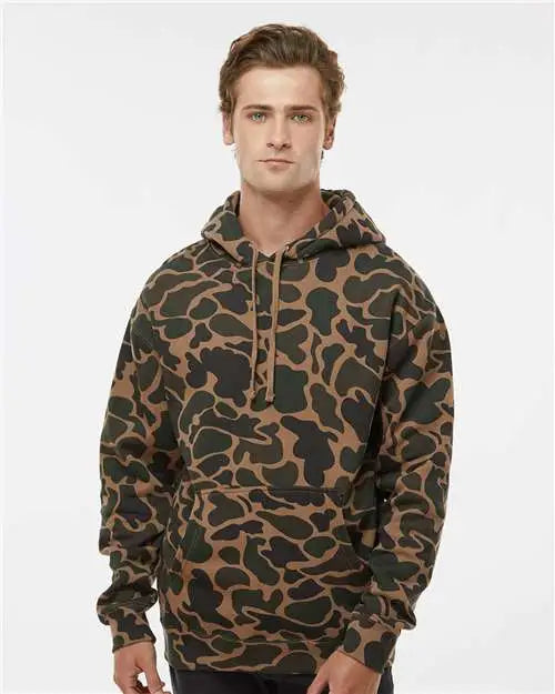 Independent Trading Co. Ind4000 Heavyweight Hooded Sweatshirt - Duck Camo