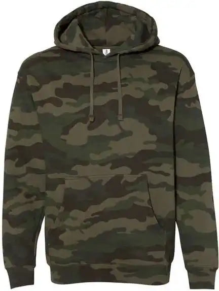 Independent Trading co Ind4000 Heavyweight Hooded Sweatshirt - Forest Camo