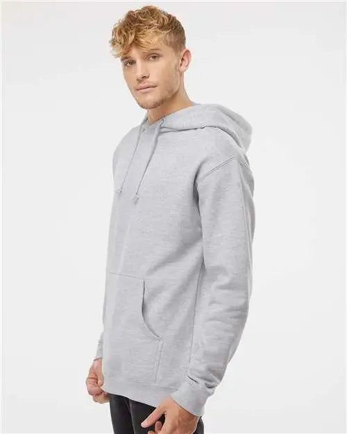 Independent Trading Co. Ind4000 Heavyweight Hooded Sweatshirt - Grey Heather