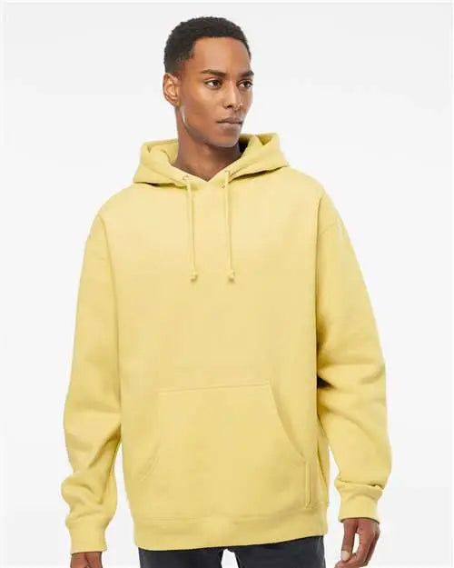 Independent Trading Co. Ind4000 Heavyweight Hooded Sweatshirt - Light Yellow