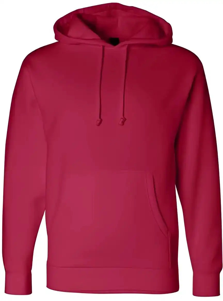 Independent Trading co Ind4000 Heavyweight Hooded Sweatshirt Red