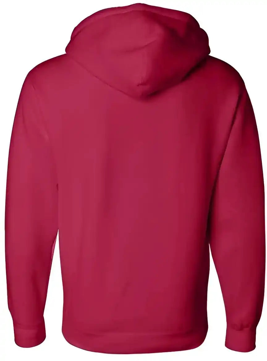 Independent Trading co Ind4000 Heavyweight Hooded Sweatshirt Red