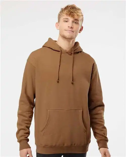 Independent Trading Co. Ind4000 Heavyweight Hooded Sweatshirt - Saddle