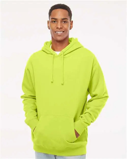 Independent Trading Co. Ind4000 Heavyweight Hooded Sweatshirt - Safety Yellow