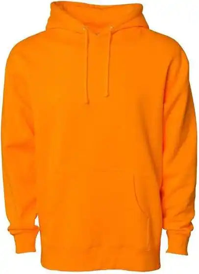 Independent Trading co Ind4000 Heavyweight Hooded Sweatshirt Safety Orange