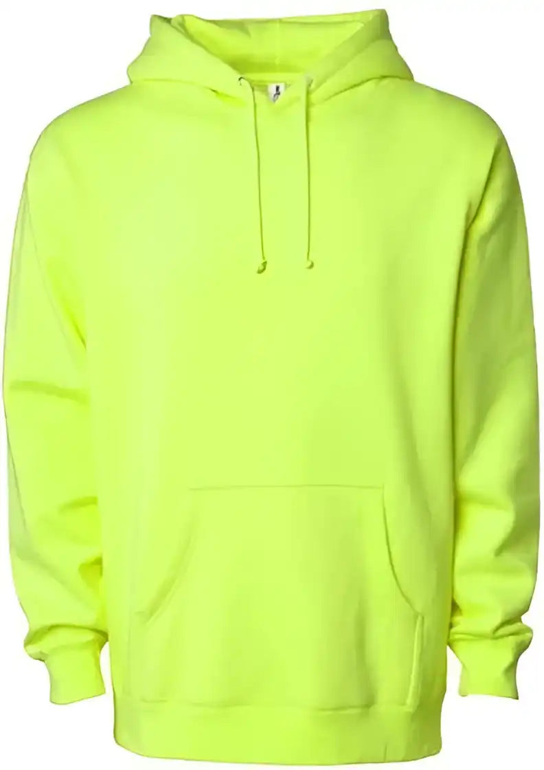 Independent Trading co Ind4000 Heavyweight Hooded Sweatshirt Safety Yellow
