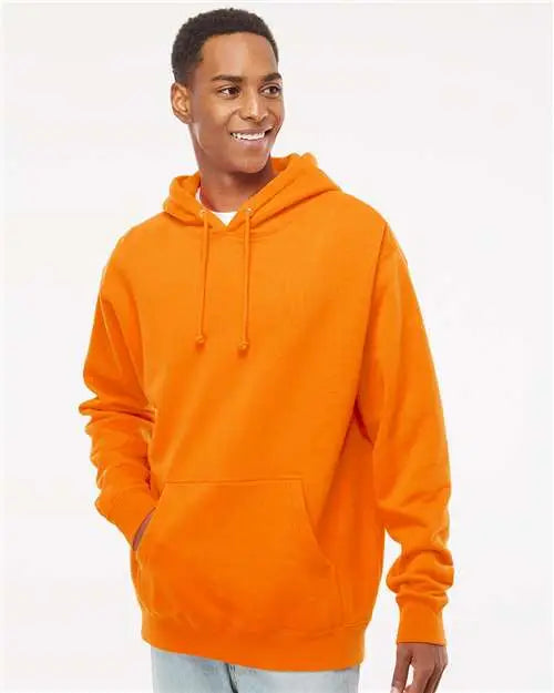 Independent Trading Co. Ind4000 Heavyweight Hooded Sweatshirt - Safety Orange