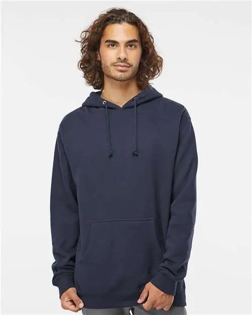 Independent Trading Co. Ind4000 Heavyweight Hooded Sweatshirt - Slate Blue