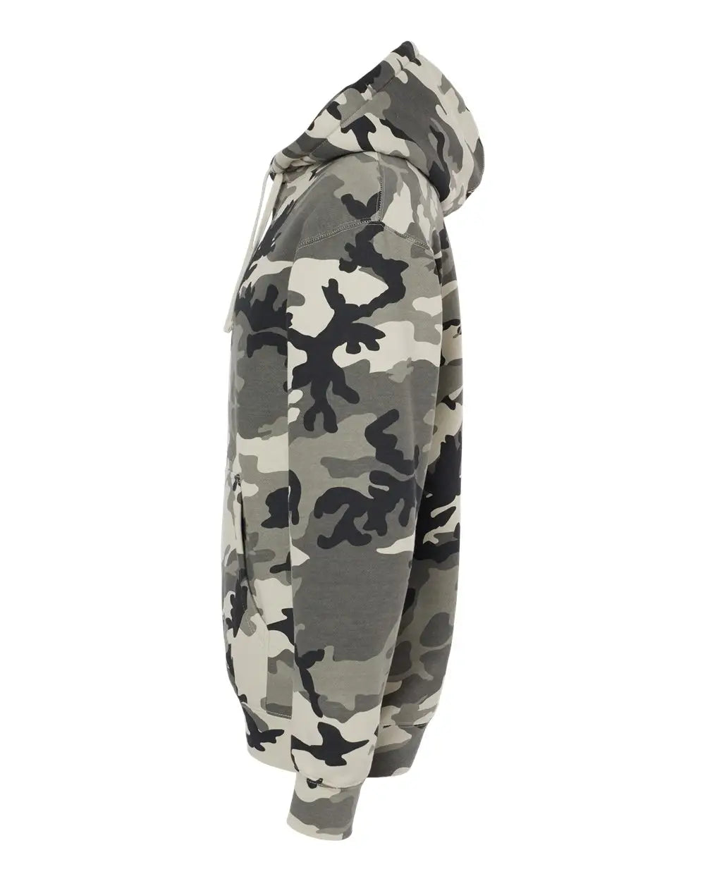 Independent Trading Co. Ind4000 Heavyweight Hooded Sweatshirt - Snow Camo