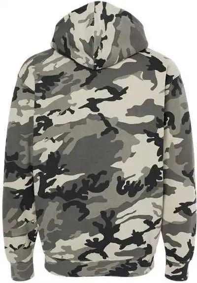 Independent Trading co Ind4000 Heavyweight Hooded Sweatshirt - Snow Camo