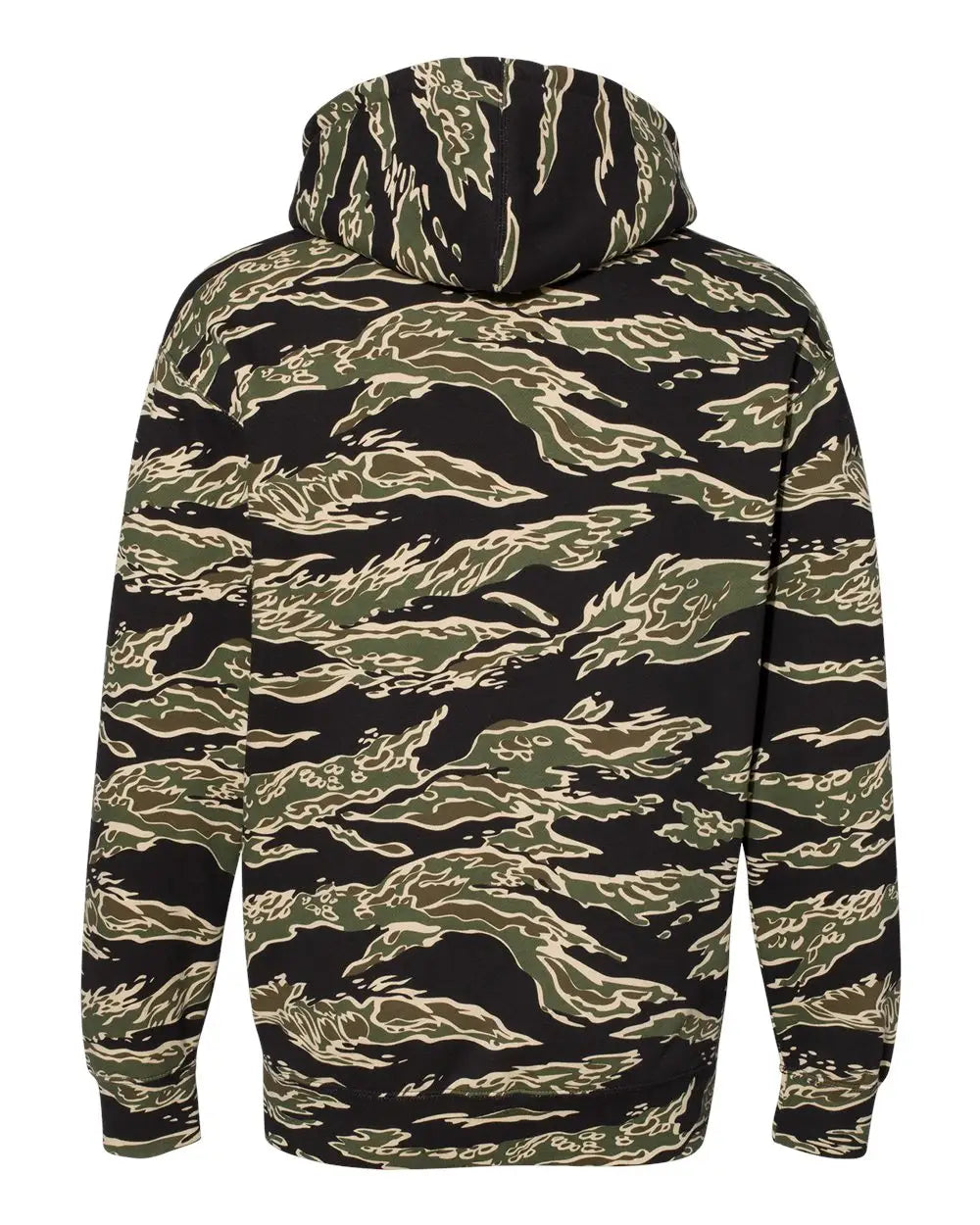 Independent Trading Co. Ind4000 Heavyweight Hooded Sweatshirt - Tiger Camo
