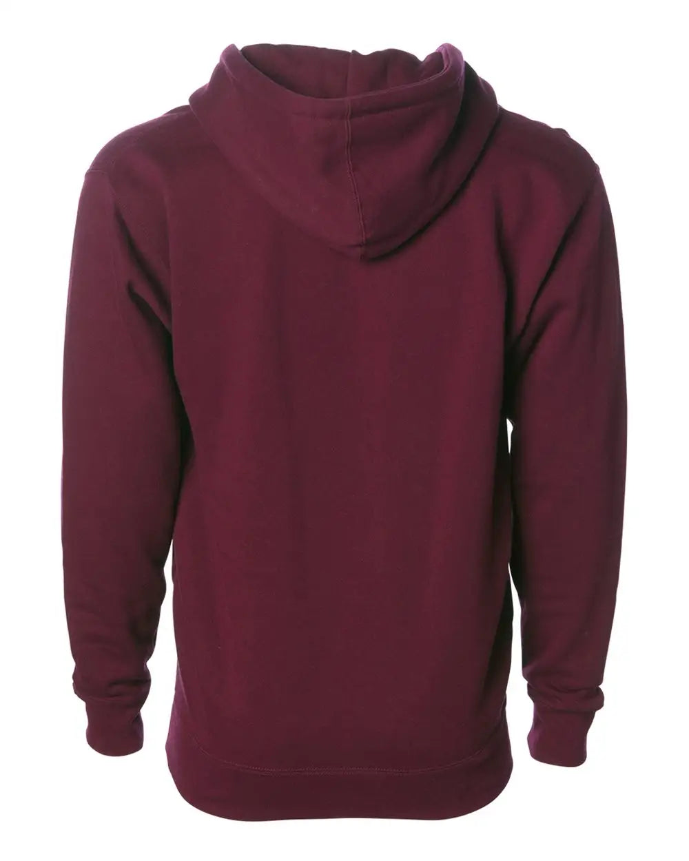 Independent Trading Co. Ind4000z Heavyweight Full-zip Hooded Sweatshirt - Maroon