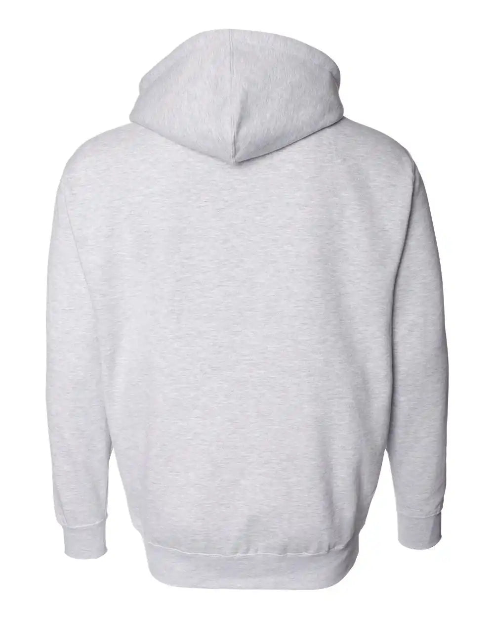 Independent Trading Co. Ind4000z Heavyweight Full-zip Hooded Sweatshirt - Grey Heather - Xs