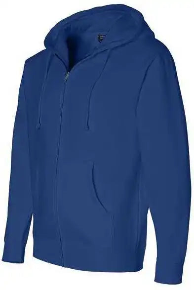 Independent Trading co Ind4000z Heavyweight Full Zip Hooded Sweatshirt Royal