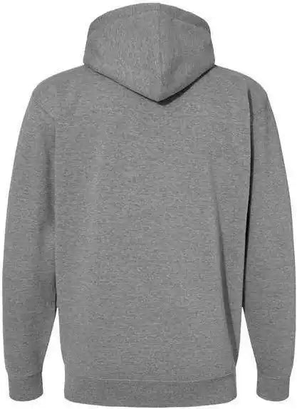 Independent Trading co Ind4000z Heavyweight Full Zip Hooded Sweatshirt Gunmetal Heather