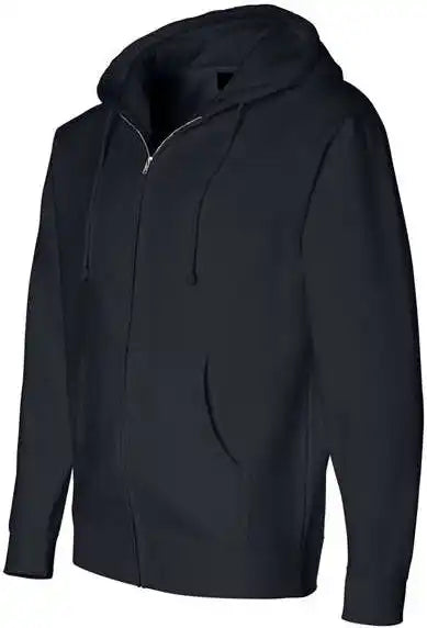 Independent Trading co Ind4000z Heavyweight Full Zip Hooded Sweatshirt Navy