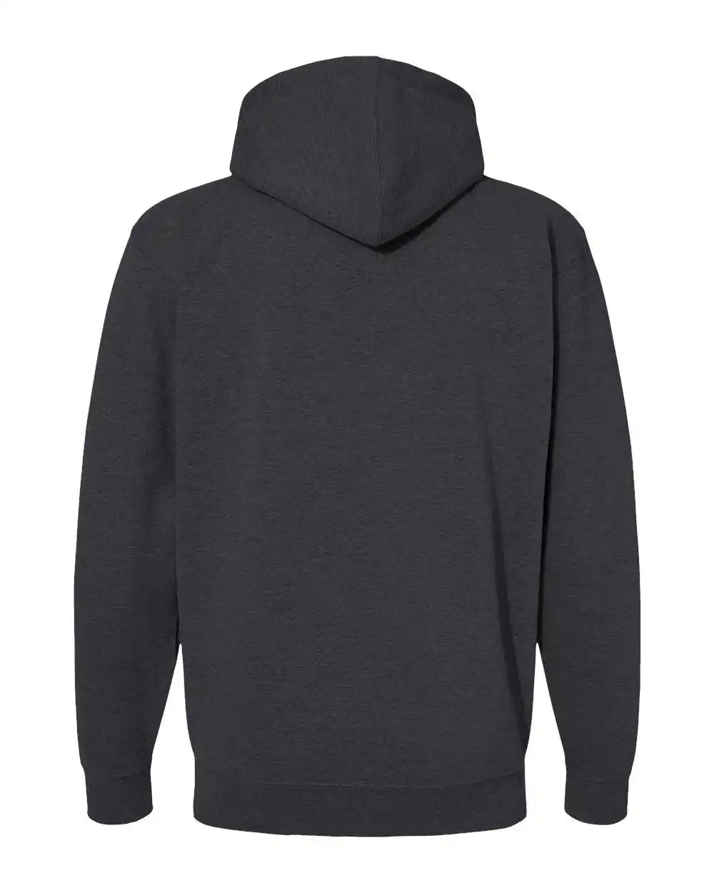 Independent Trading Co. Ind4000z Heavyweight Full-zip Hooded Sweatshirt - Charcoal Heather - Xs