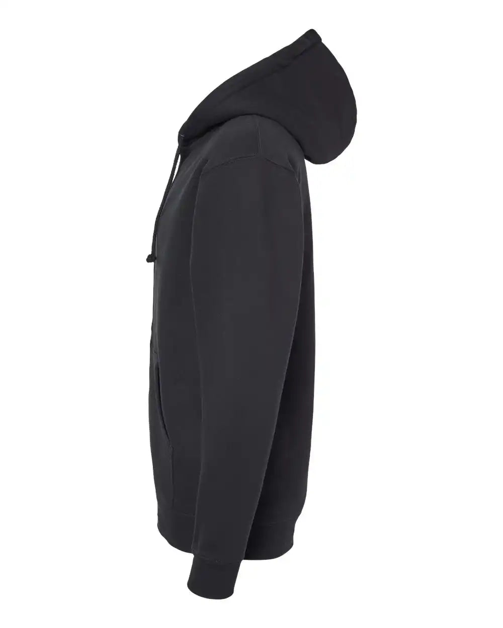 Independent Trading Co. Ind4000z Heavyweight Full-zip Hooded Sweatshirt - Black