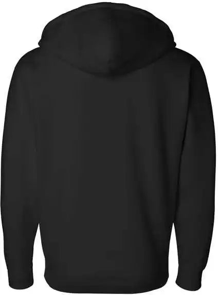 Independent Trading co Ind4000z Heavyweight Full Zip Hooded Sweatshirt Black