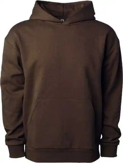 Independent Trading co Ind420xd Mainstreet Hooded Sweatshirt Brown