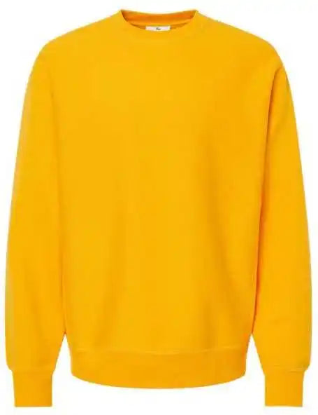 Independent Trading co Ind5000c Legend - Premium Heavyweight Cross-grain Crewneck Sweatshirt - Gold