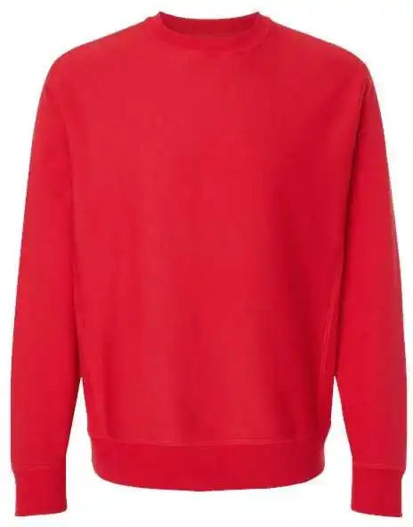 Independent Trading co Ind5000c Legend - Premium Heavyweight Cross-grain Crewneck Sweatshirt - Red