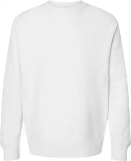 Independent Trading co Ind5000c Legend - Premium Heavyweight Cross-grain Crewneck Sweatshirt - White