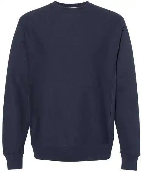 Independent Trading co Ind5000c Legend Premium Heavyweight Cross Grain Crewneck Sweatshirt Classic Navy
