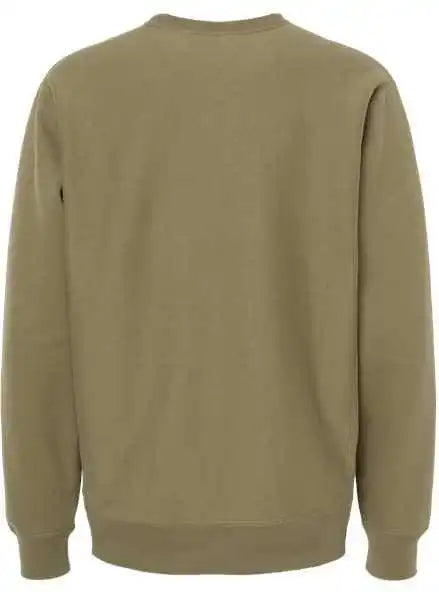 Independent Trading co Ind5000c Legend Premium Heavyweight Cross Grain Crewneck Sweatshirt Olive