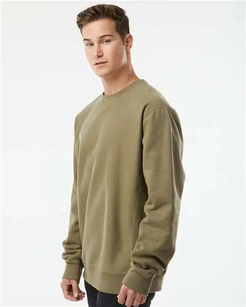 Independent Trading Co. Ind5000c Legend - Premium Heavyweight Cross-grain Crewneck Sweatshirt - Olive