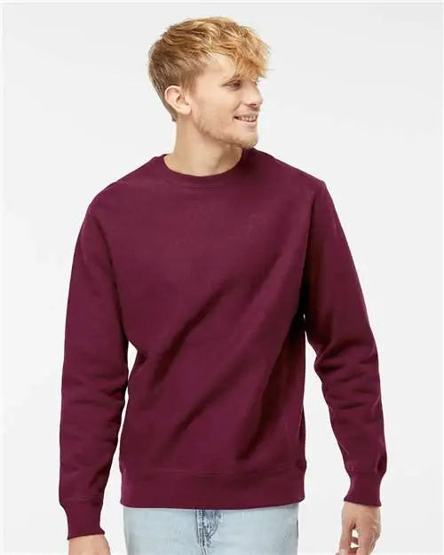 Independent Trading Co. Ind5000c Legend - Premium Heavyweight Cross-grain Crewneck Sweatshirt - Maroon