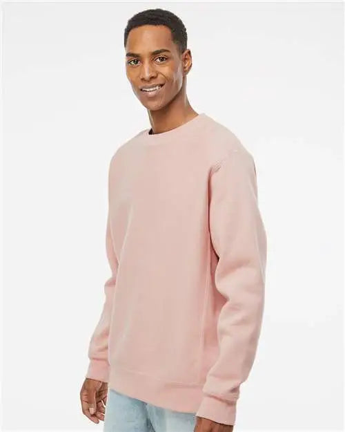 Independent Trading Co. Ind5000c Legend - Premium Heavyweight Cross-grain Crewneck Sweatshirt - Dusty Pink