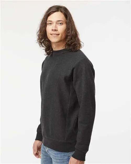 Independent Trading Co. Ind5000c Legend - Premium Heavyweight Cross-grain Crewneck Sweatshirt - Charcoal Heather