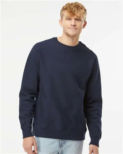Independent Trading Co. Ind5000c Legend - Premium Heavyweight Cross-grain Crewneck Sweatshirt - Classic Navy