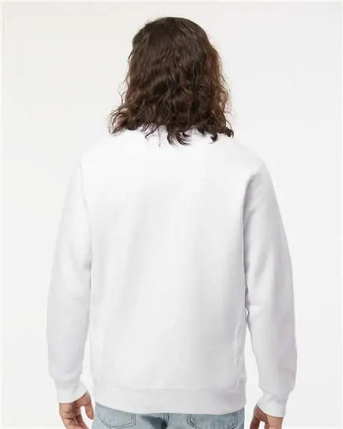 Independent Trading Co. Ind5000c Legend - Premium Heavyweight Cross-grain Crewneck Sweatshirt - White